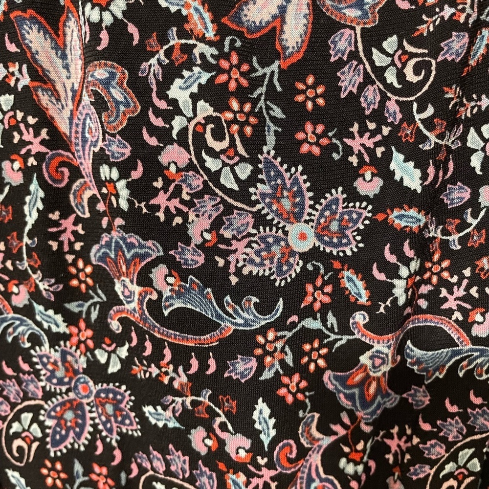 Kaileigh Black Floral Wrap Jumpsuit - Picture 3 of 6